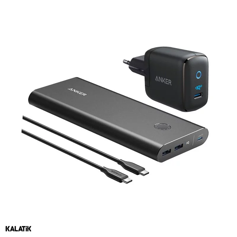 پاور بانک انکر مدل B1376 PowerCore Plus ظرفیت 26800 میلی آمپر ساعت