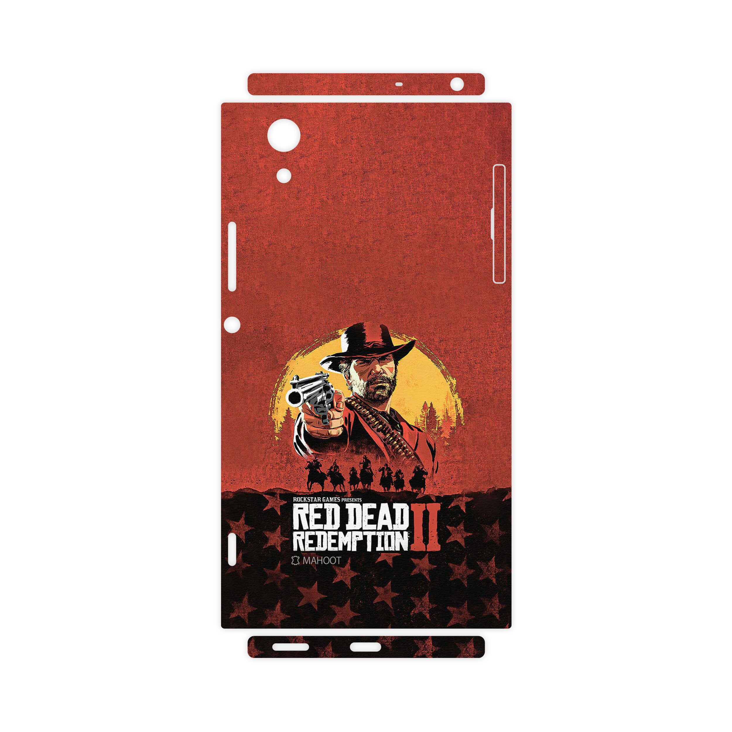 برچسب پوششی ماهوت مدل Red-Dead-Redemption-Game-FullSkin مناسب برای گوشی موبایل سونی Xperia XA1