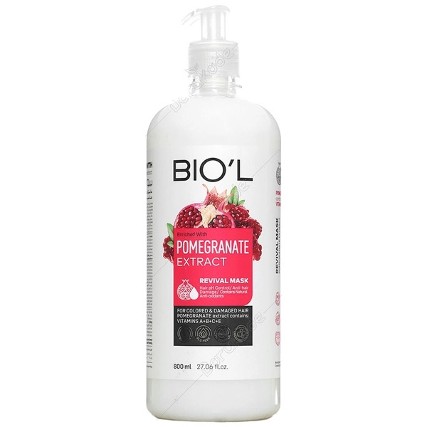 بیول ماسک موهای رنگ شده انار با آبکشی 800 میل POMEGRANATE
