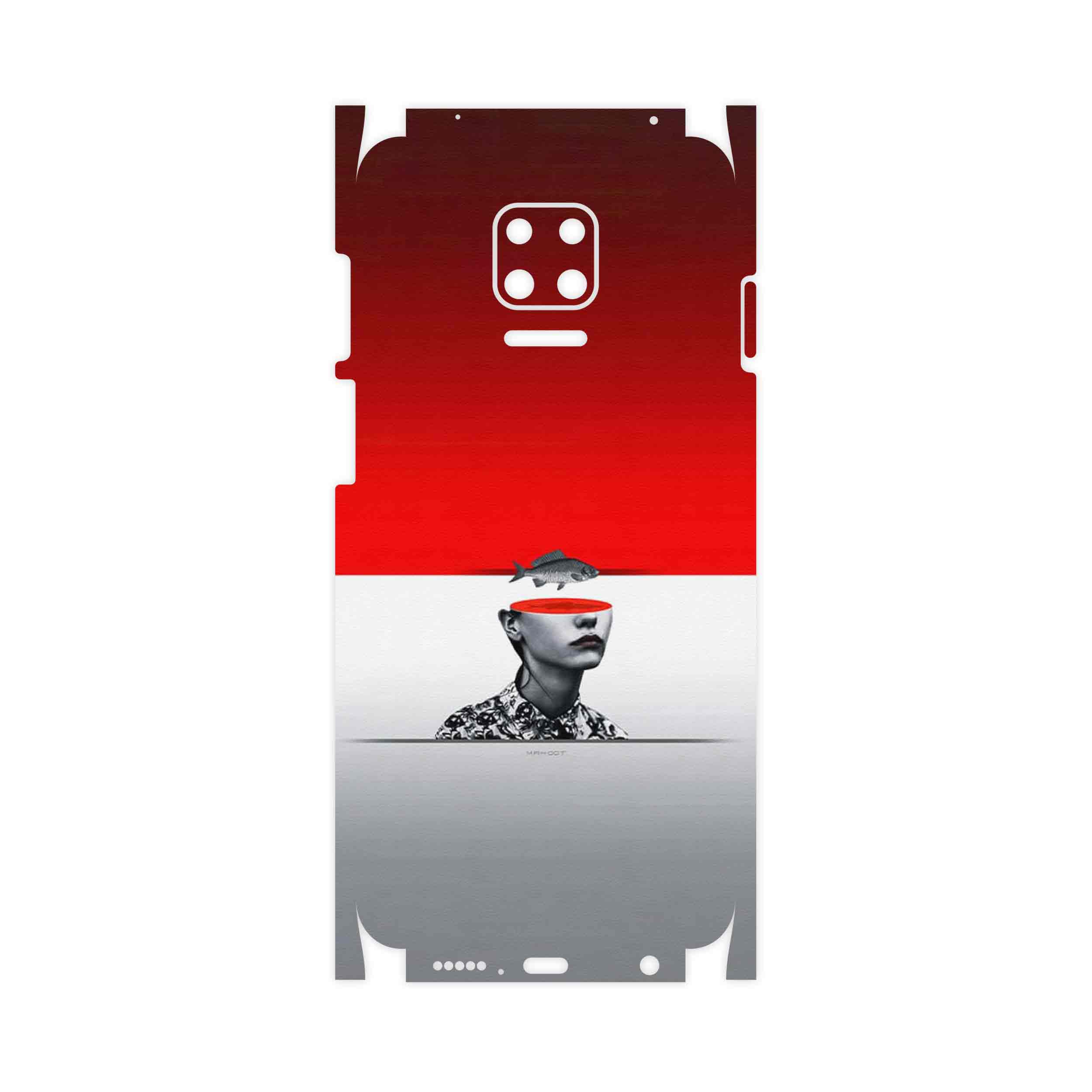 برچسب پوششی ماهوت مدل Collage of surreal Portrait of Women 1-FullSkin مناسب برای گوشی موبایل شیائومی Redmi Note 9S