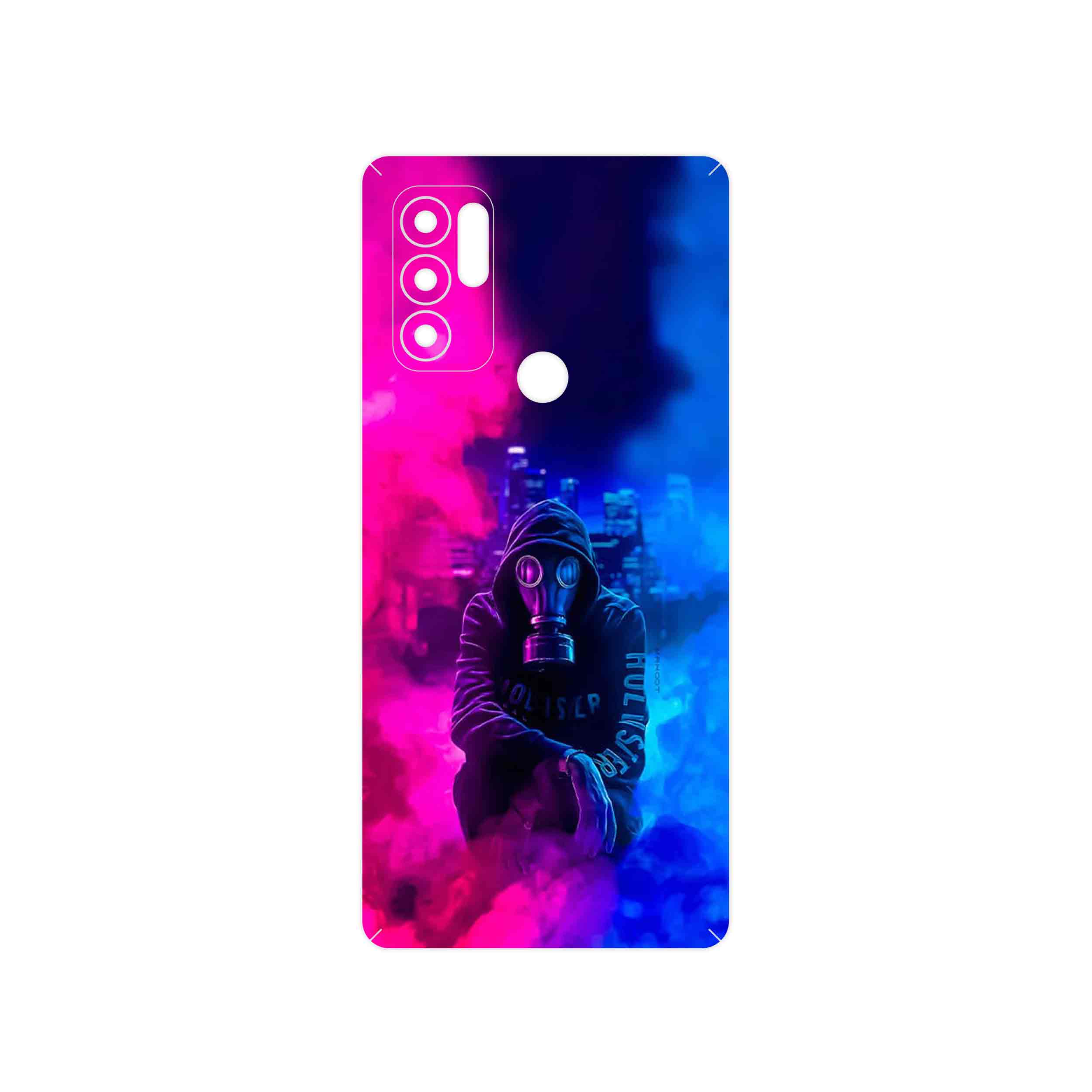 برچسب پوششی ماهوت مدل Smoke Rainbow Digital Art 2 مناسب برای گوشی موبایل موتورولا Moto G60S