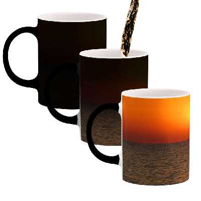 ماگ حرارتی کاکتی طرح منظره مدل mgh16453