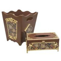 ست سطل و جای دستمال کاغذی مدل Sdj3