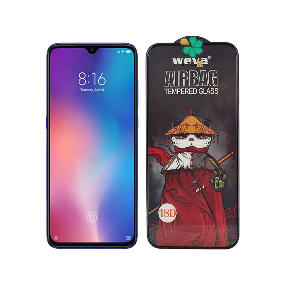 گلس گوشی شیائومی Xiaomi Mi 9 مدل ایربگ دار