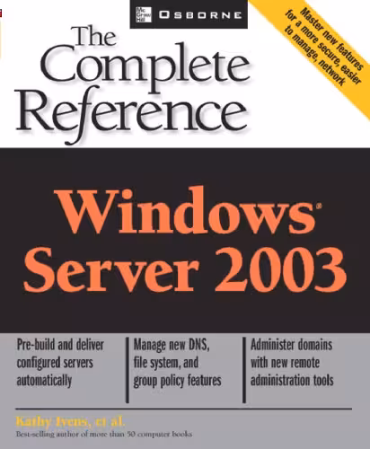 خرید و دانلود نسخه کامل کتاب Windows Server 2003: the complete reference