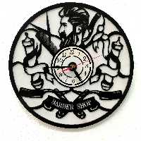 ساعت دیواری  آرایشگاه مردانه کد 02