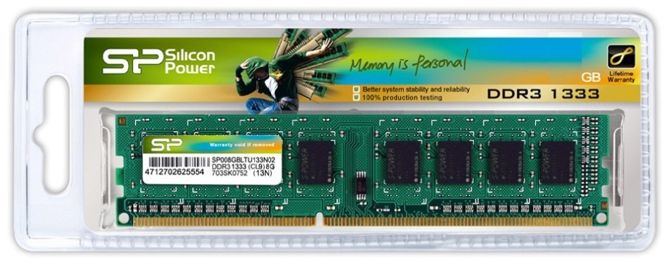 رم سیلیکون پاور 2GB 1333Mhz DDR3