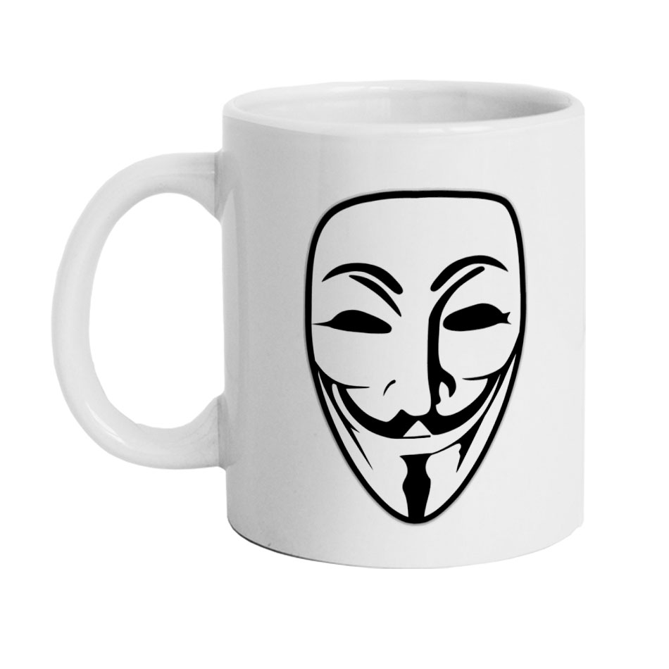 ماگ دارلی طرح نقاب مدل Darlyd171