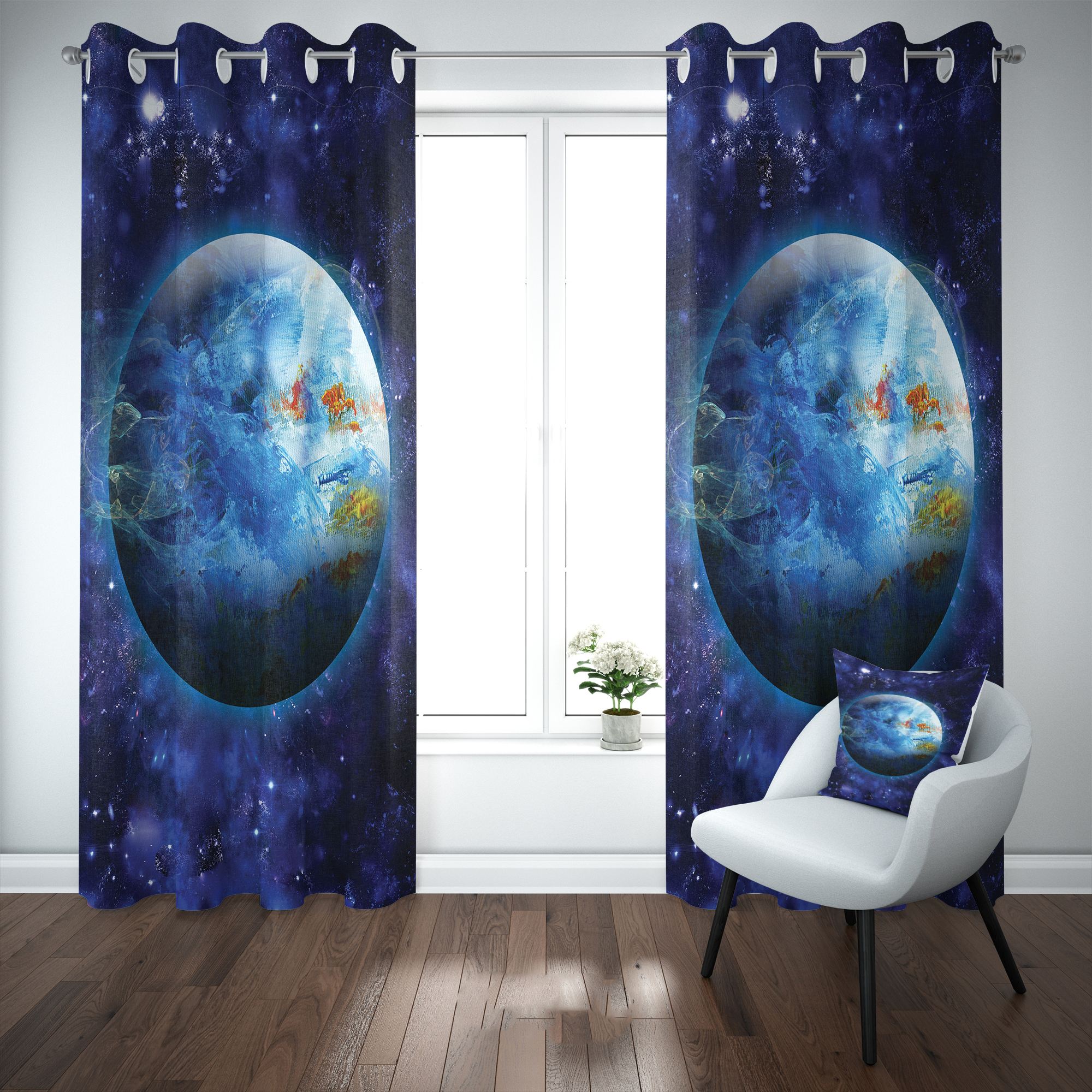 پرده مدل b2139 سایز 140×280 سانتی متر