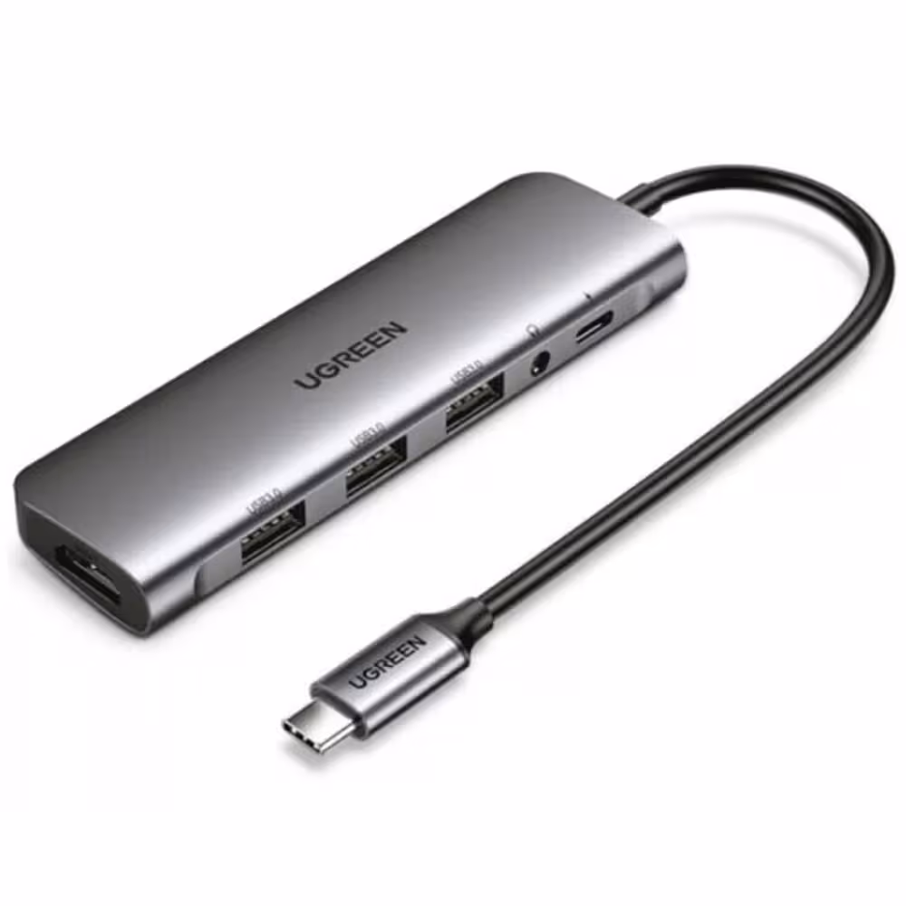 هاب تایپ سی 6 پورت یوگرین CM136 80132