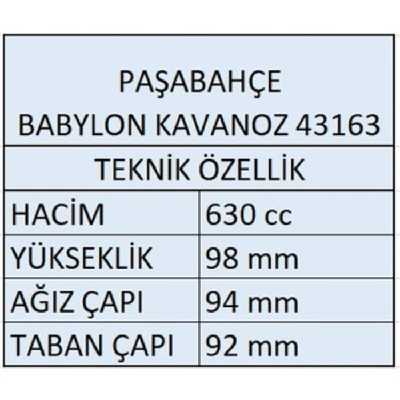 بانکه پاشاباغچه مدل بابیلون کد 43163 43173 43183 بسته سه عددی 