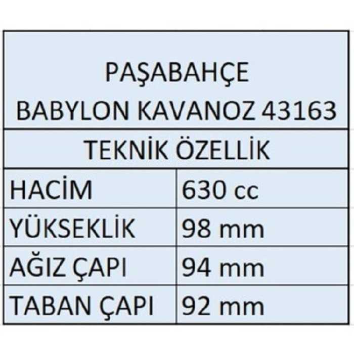 بانکه پاشاباغچه مدل بابیلون کد 43163 43173 43183 بسته سه عددی 