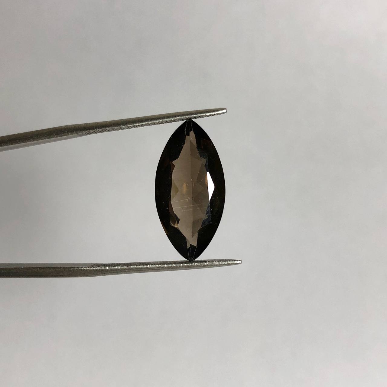 نگین کوارتز دودی طبیعی زیبا 240170