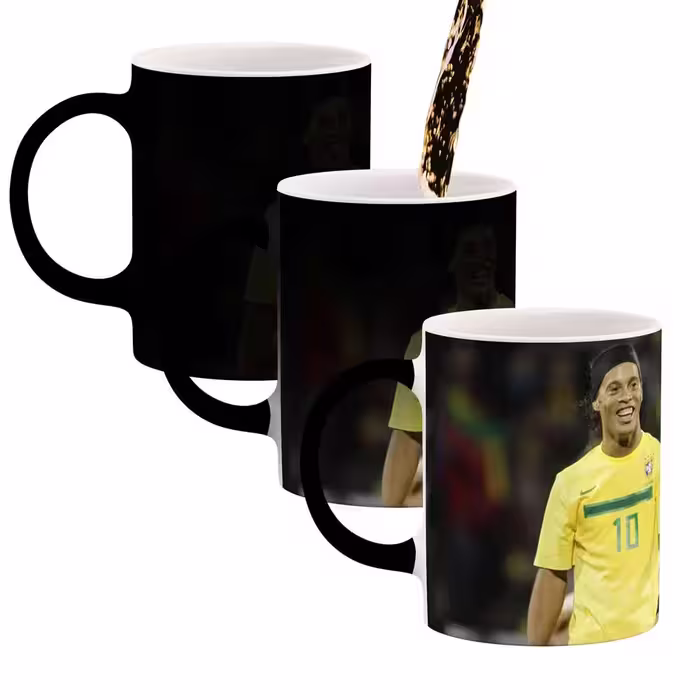 ماگ حرارتی طرح فوتبالیست Ronaldinho مدل mgph12923