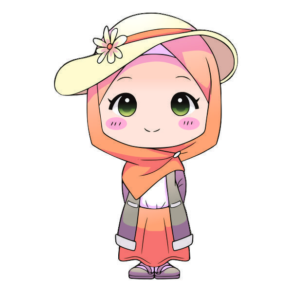 استند تولد طرح دختر باحجاب کد 60