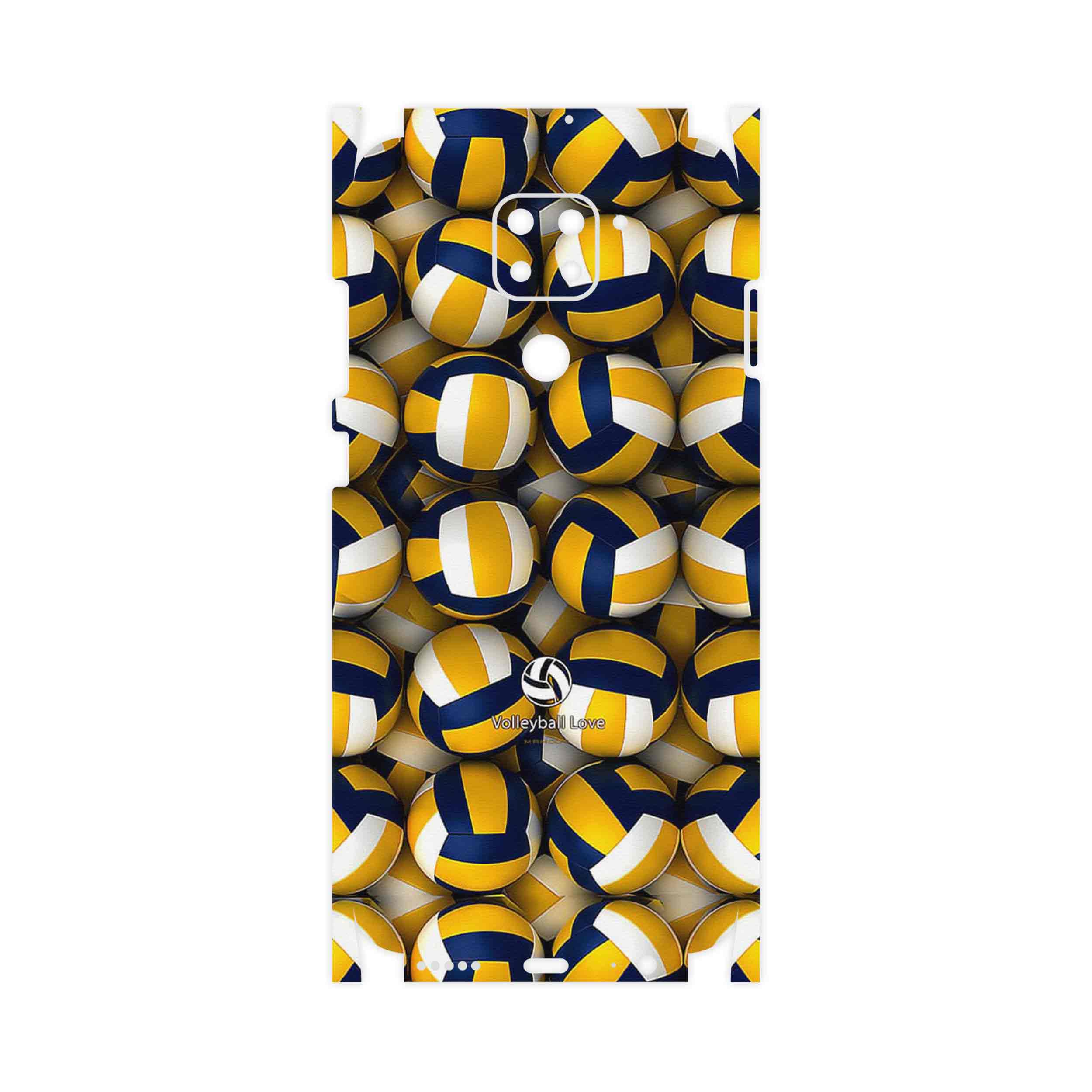 برچسب پوششی ماهوت مدل Volleyball-FullSkin مناسب برای گوشی موبایل شیائومی Redmi Note 9