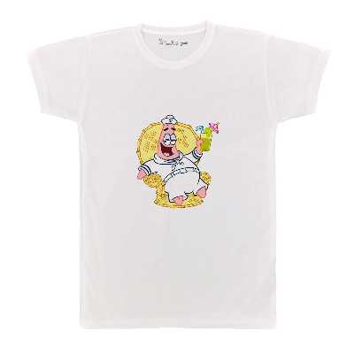 تی شرت بچگانه پرمانه طرح باب اسفنجی کد pmt.1181