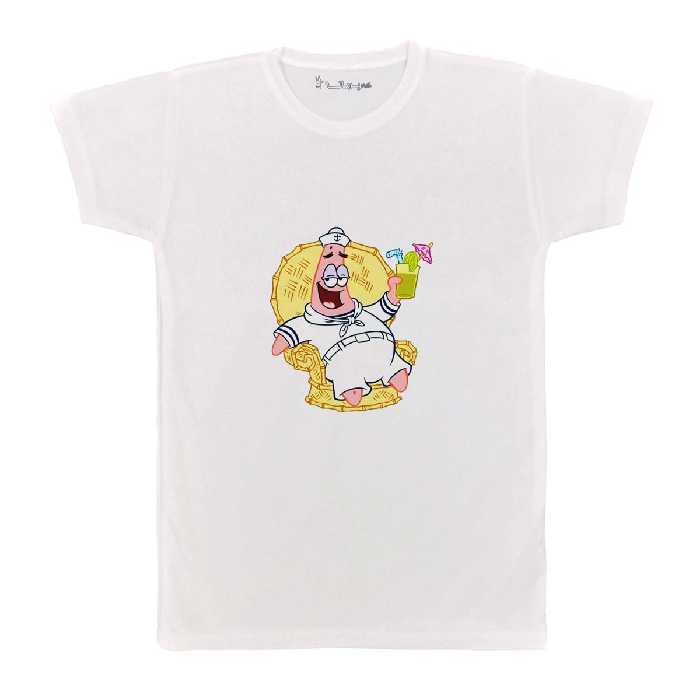 تی شرت بچگانه پرمانه طرح باب اسفنجی کد pmt.1181