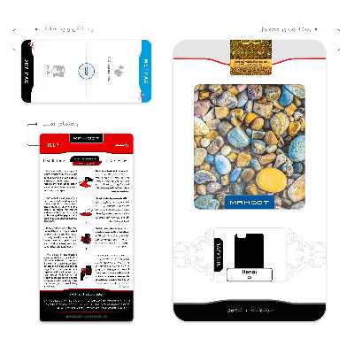 برچسب پوششی ماهوت مدل River rocks مناسب برای گوشی موبایل آنر 4X