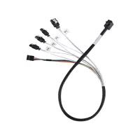 کابل تبدیل Mini-SAS به SATA سیلوراستون مدل CPS05 طول 0.5 متر