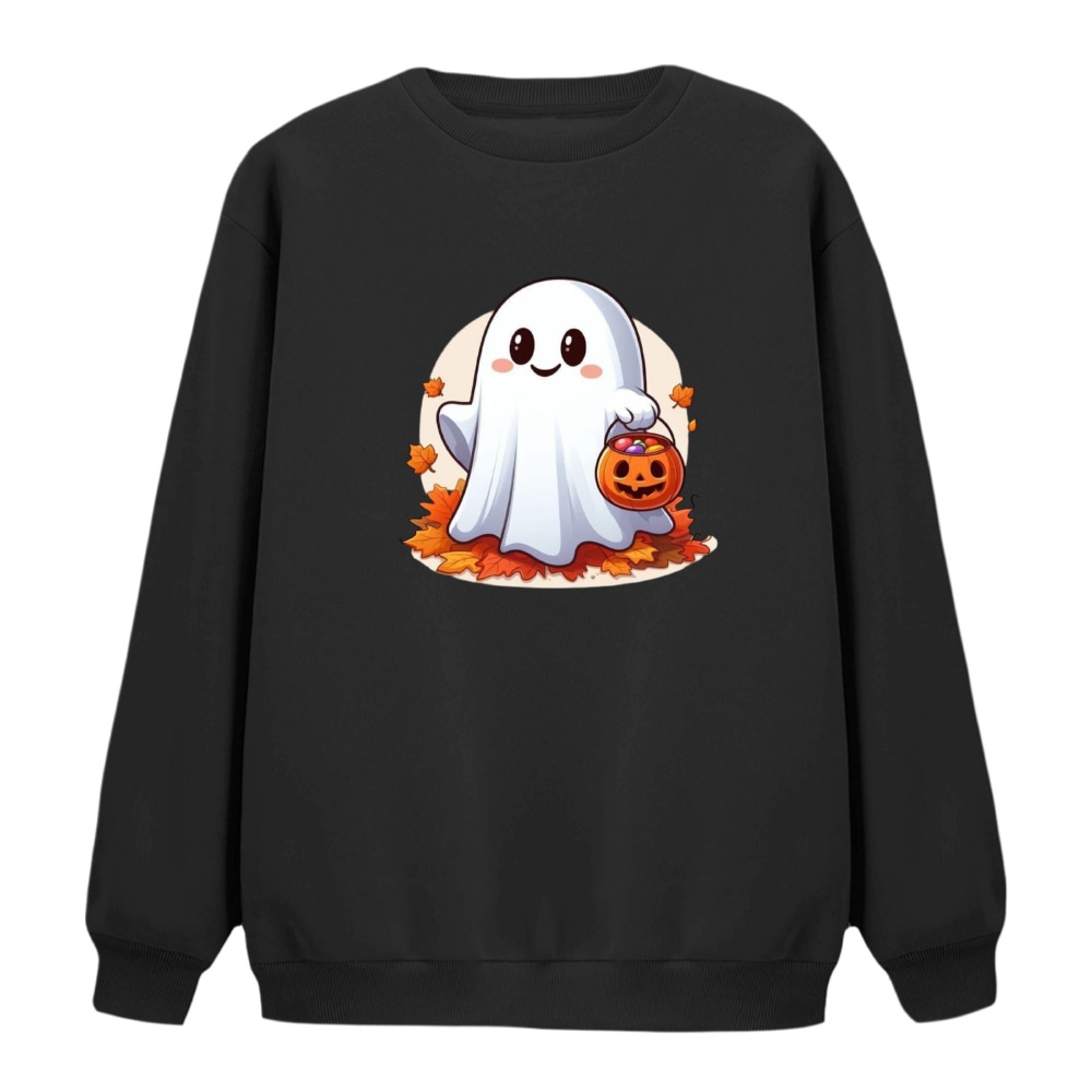 سویشرت زنانه مدل روح و پاییز رنگ مشکی