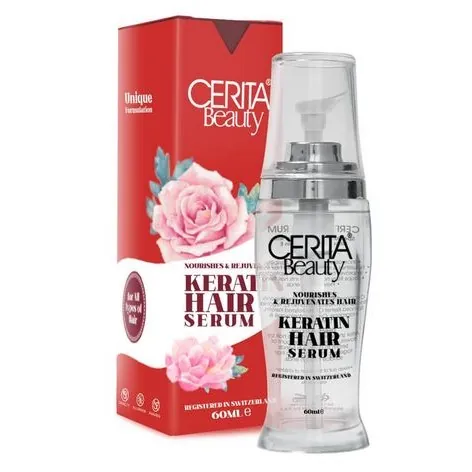 سرم تقویت کننده مو سریتا مدل Keratin حجم 60 میلی لیتر