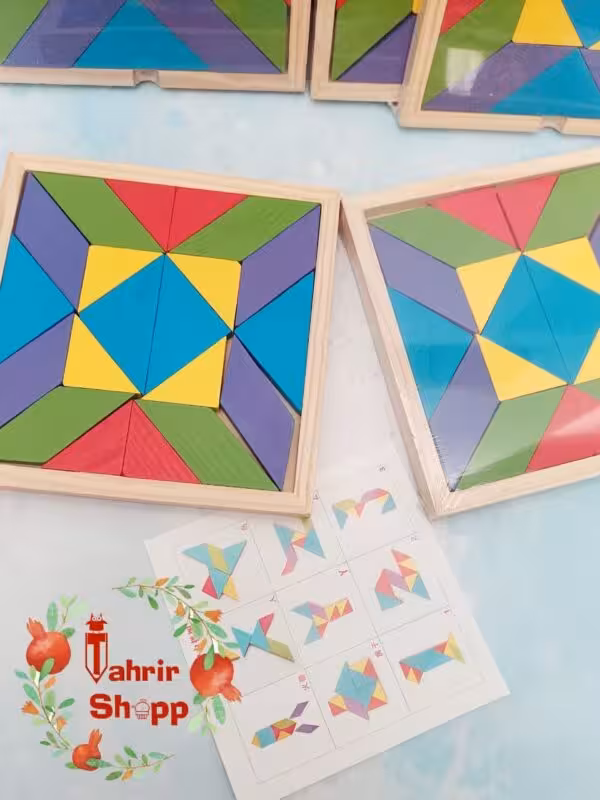 تنگرام چوبی برجسته