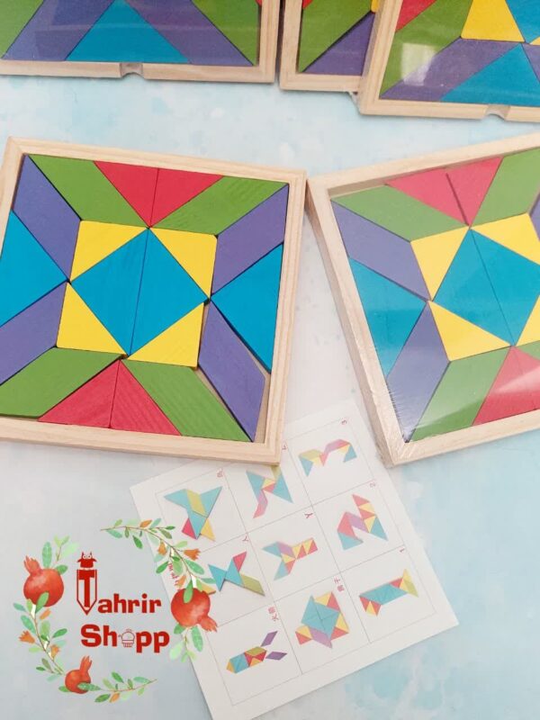 تنگرام چوبی برجسته