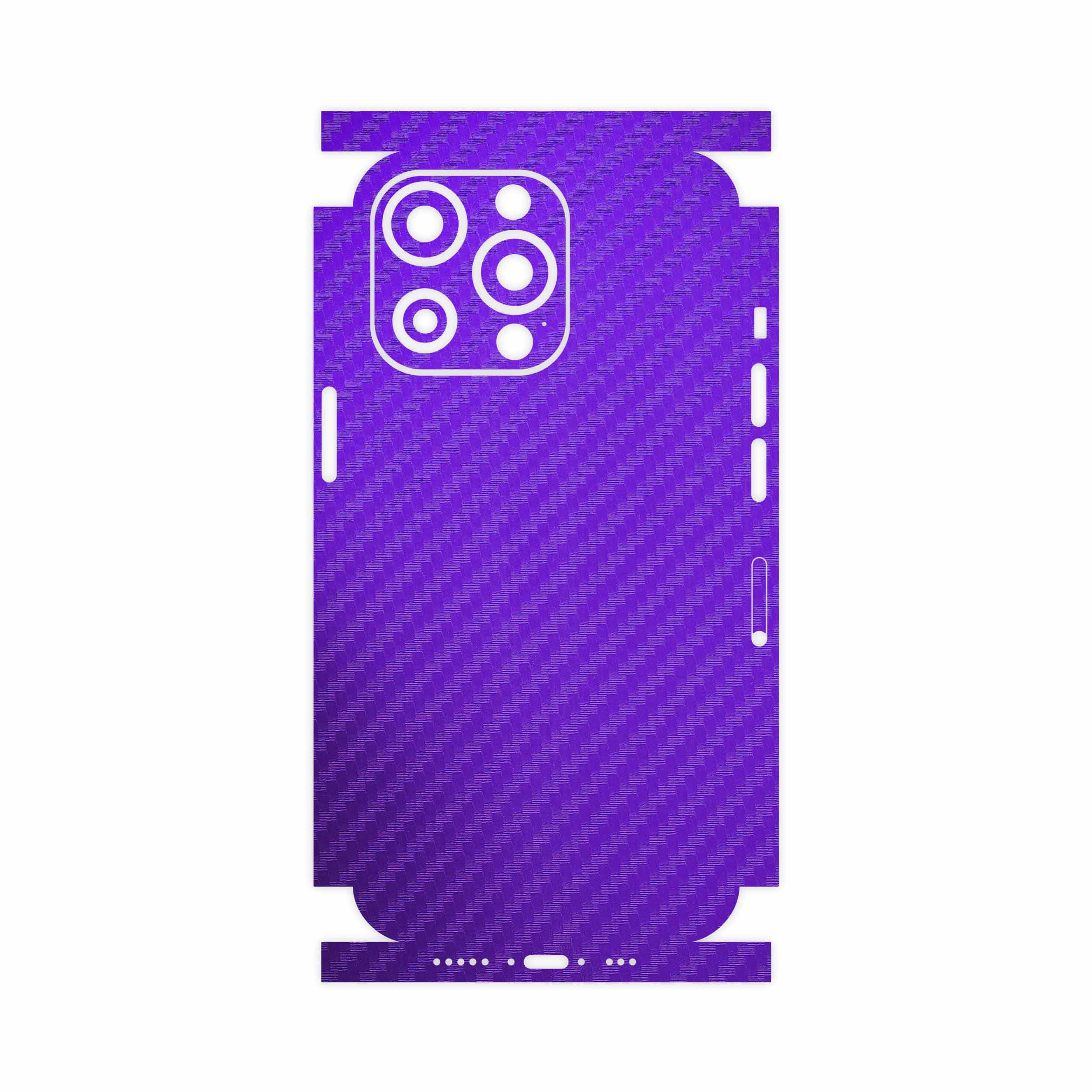 برچسب پوششی ماهوت مدل Purple-Fiber-FullSkin مناسب برای گوشی موبایل اپل iphone 13 Pro