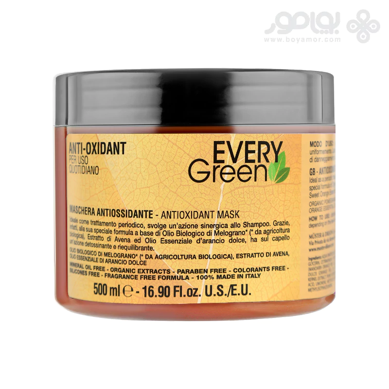 ماسک موی اوری گرین دیکسون مدل ANTI OXIDANT حجم 500 میل