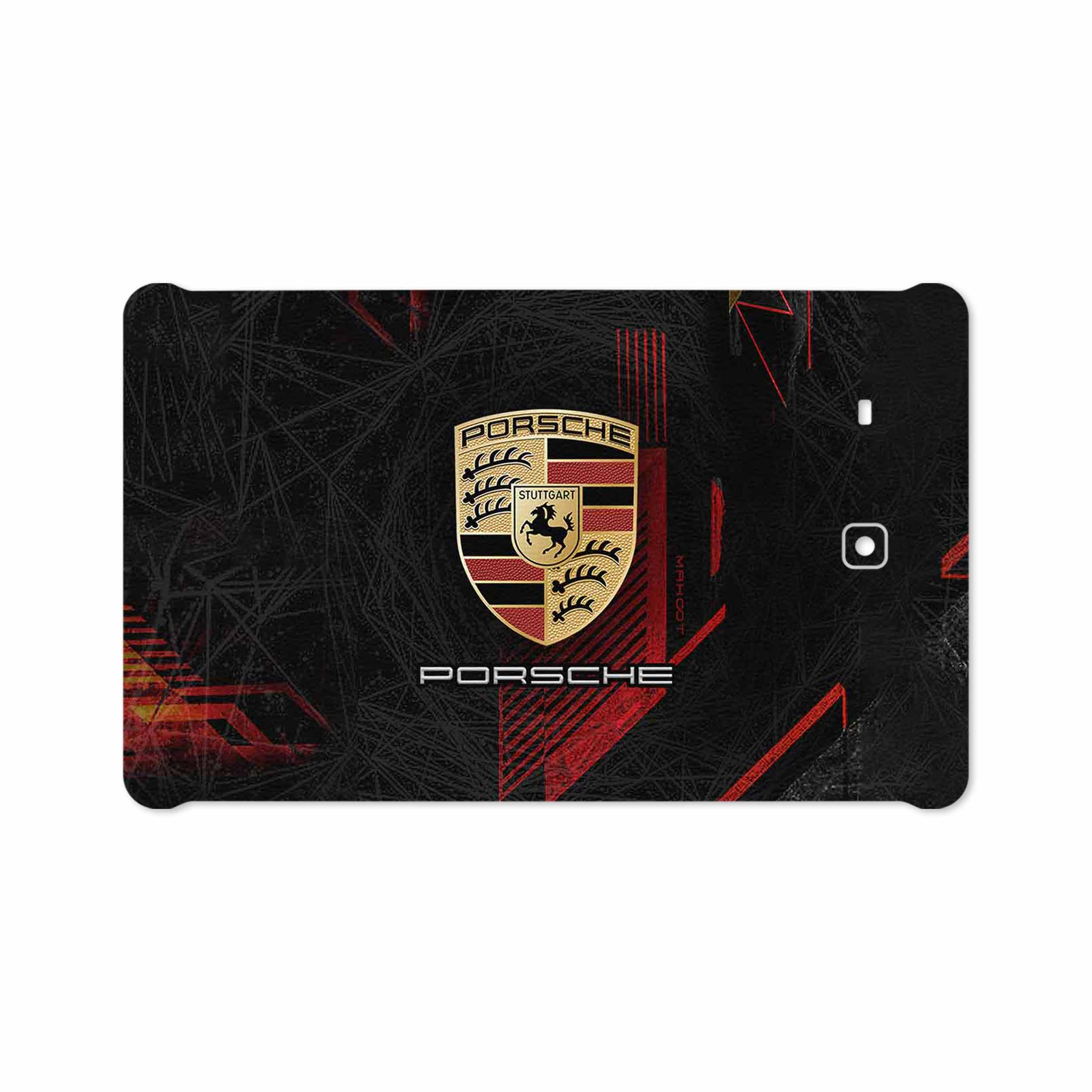 برچسب پوششی ماهوت مدل Porsche-Logo مناسب برای تبلت سامسونگ Galaxy Tab E 9.6 2015 T560