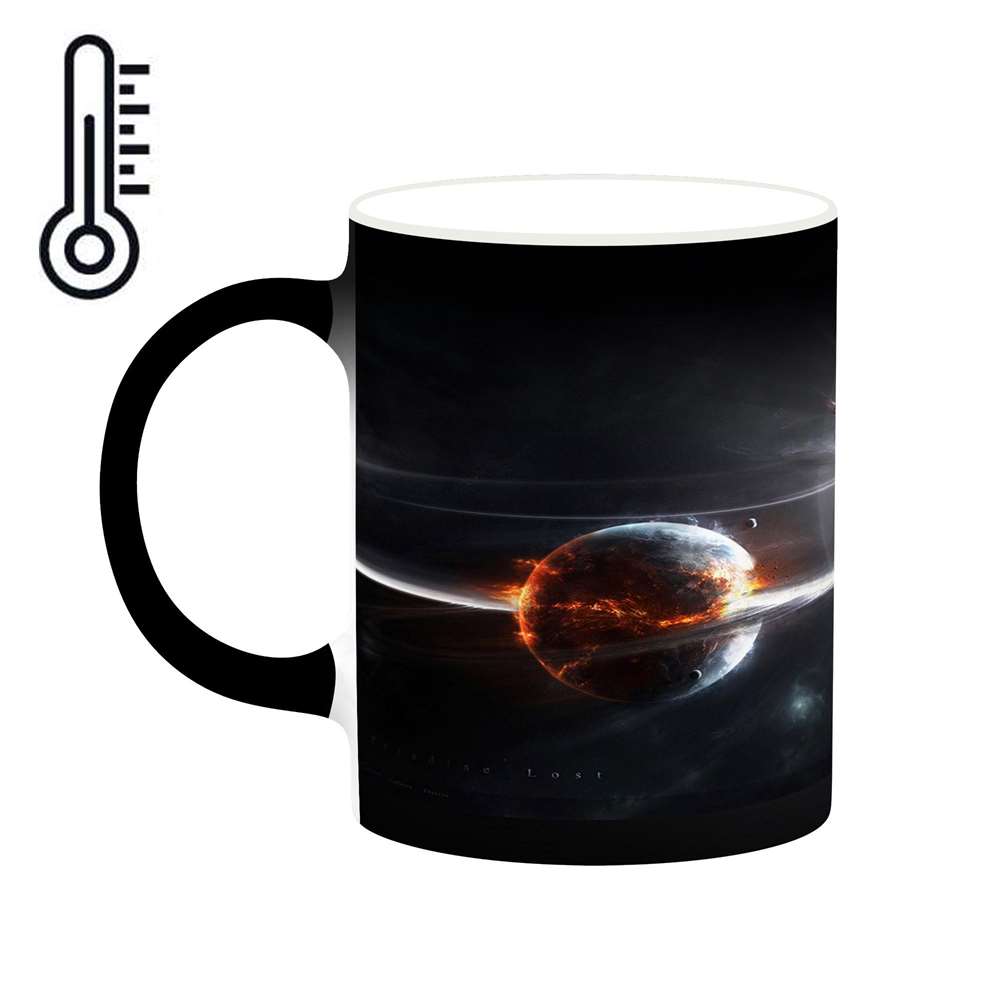 ماگ حرارتی کاکتی طرح فضا و کهکشان مدل mgh20098