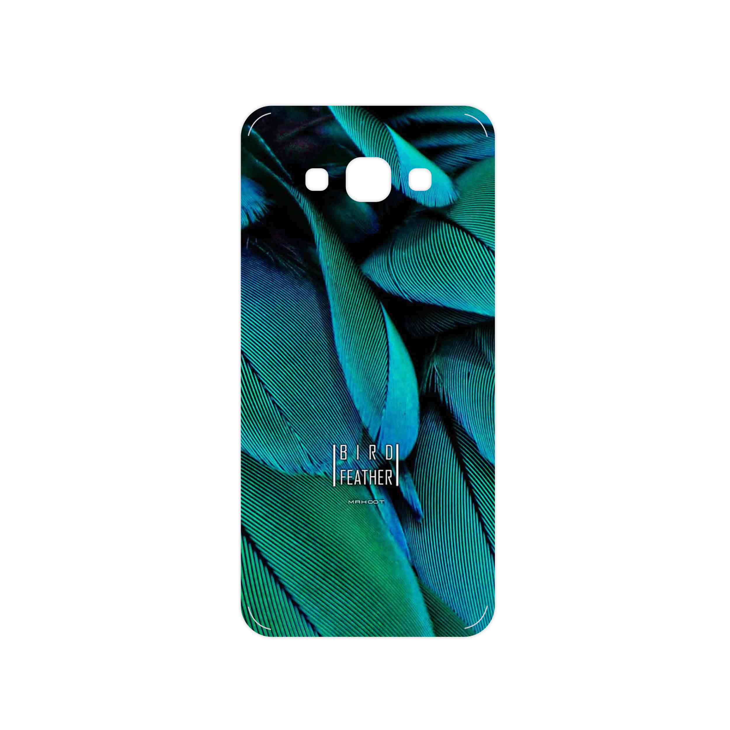 برچسب پوششی ماهوت مدل Green Feather مناسب برای گوشی موبایل سامسونگ Galaxy A8