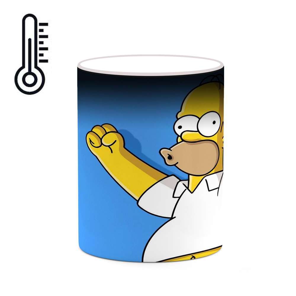 ماگ حرارتی کاکتی طرح کارتون سیمپسون مدل mgh23738