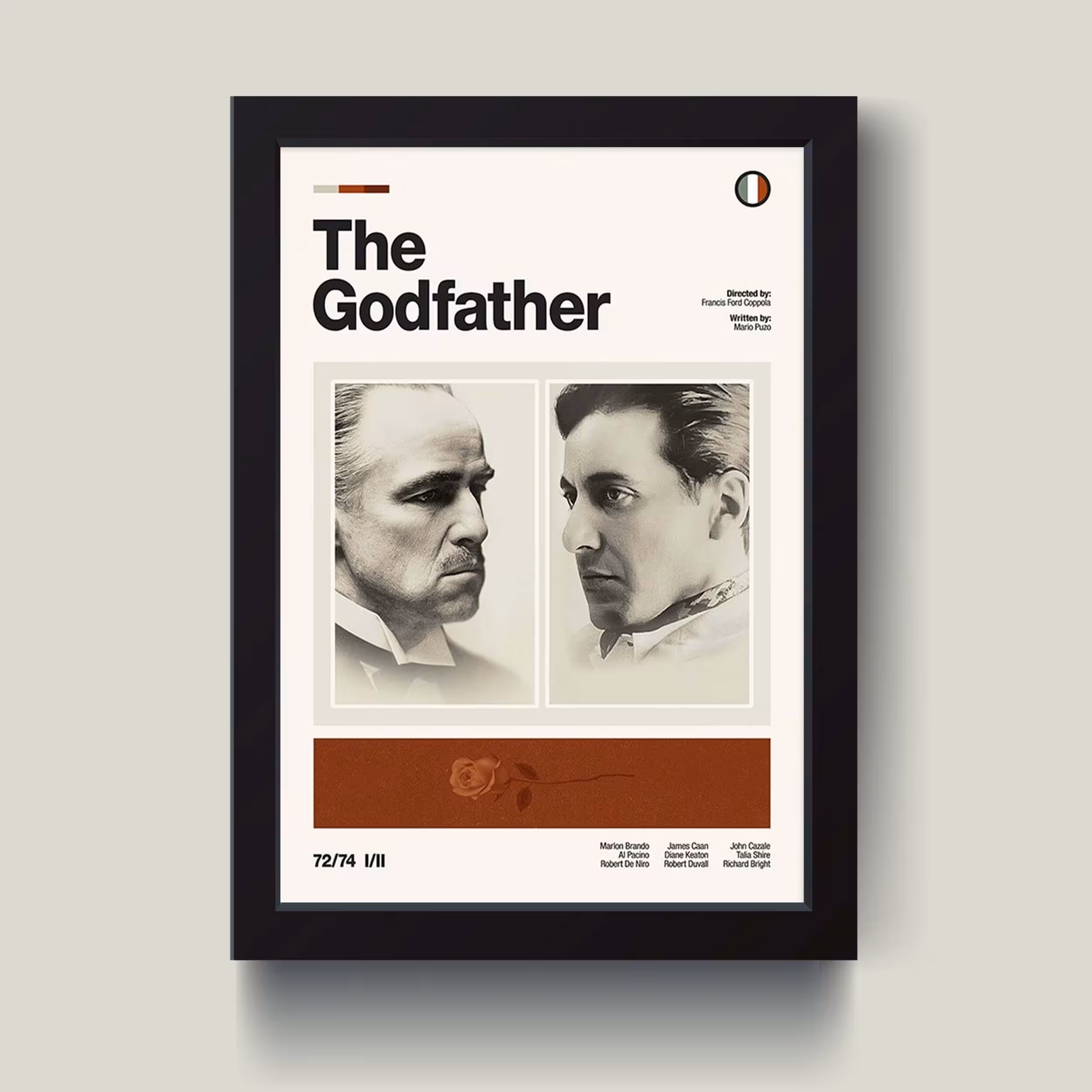 تابلو مدل The Godfather پدرخواننده کد S3018-b