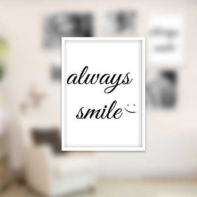 تابلو بکلیت طرح لبخند دندان پزشکی مدل W-908 مجموعه 7 عددی