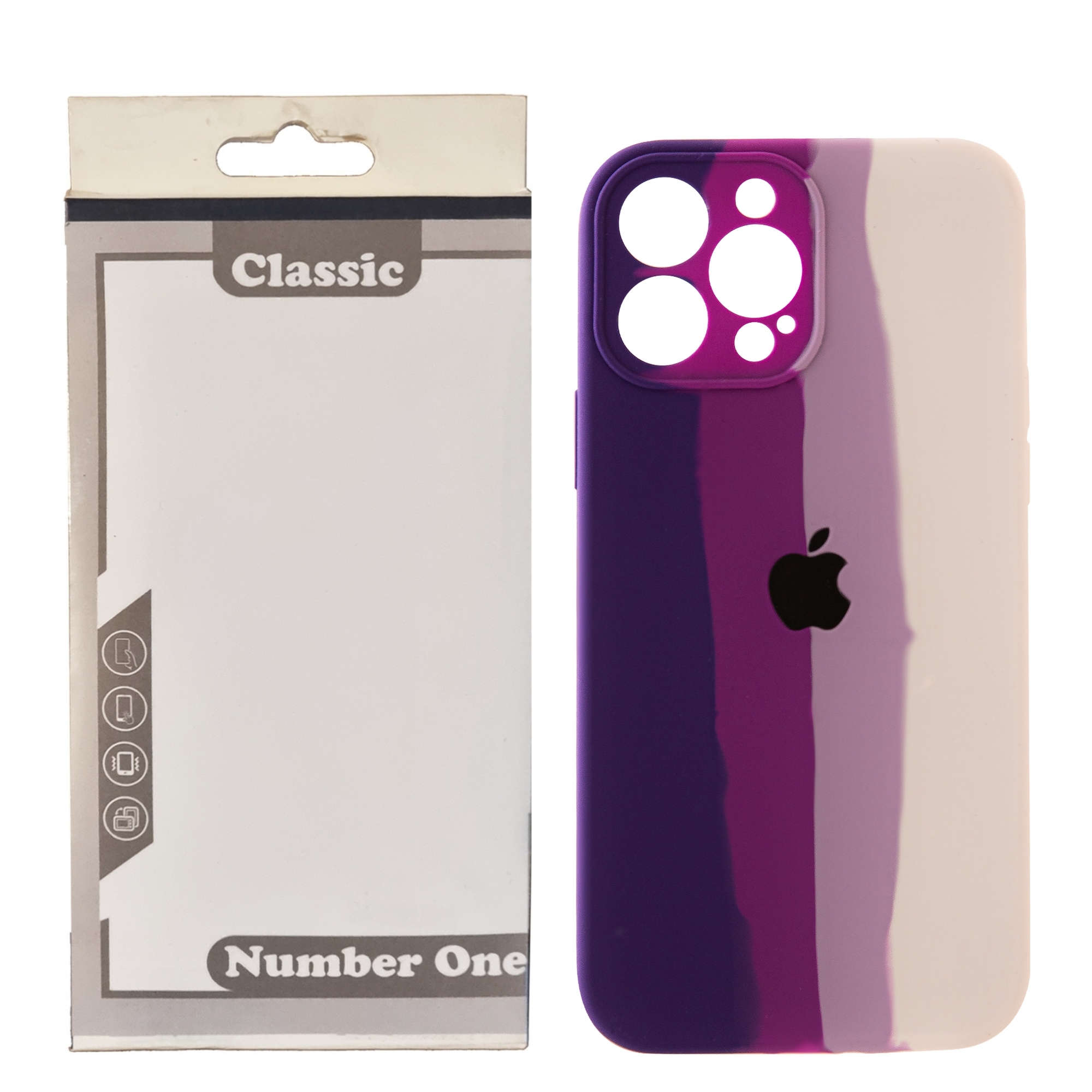 کاور طرح آبرنگی کلاسیک مدل سیلیکونKho.117 مناسب برای گوشی موبایل اپل Iphone 13 pro max