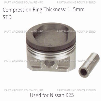 پیستون لیفتراک نیسان مدل Nissan K25
