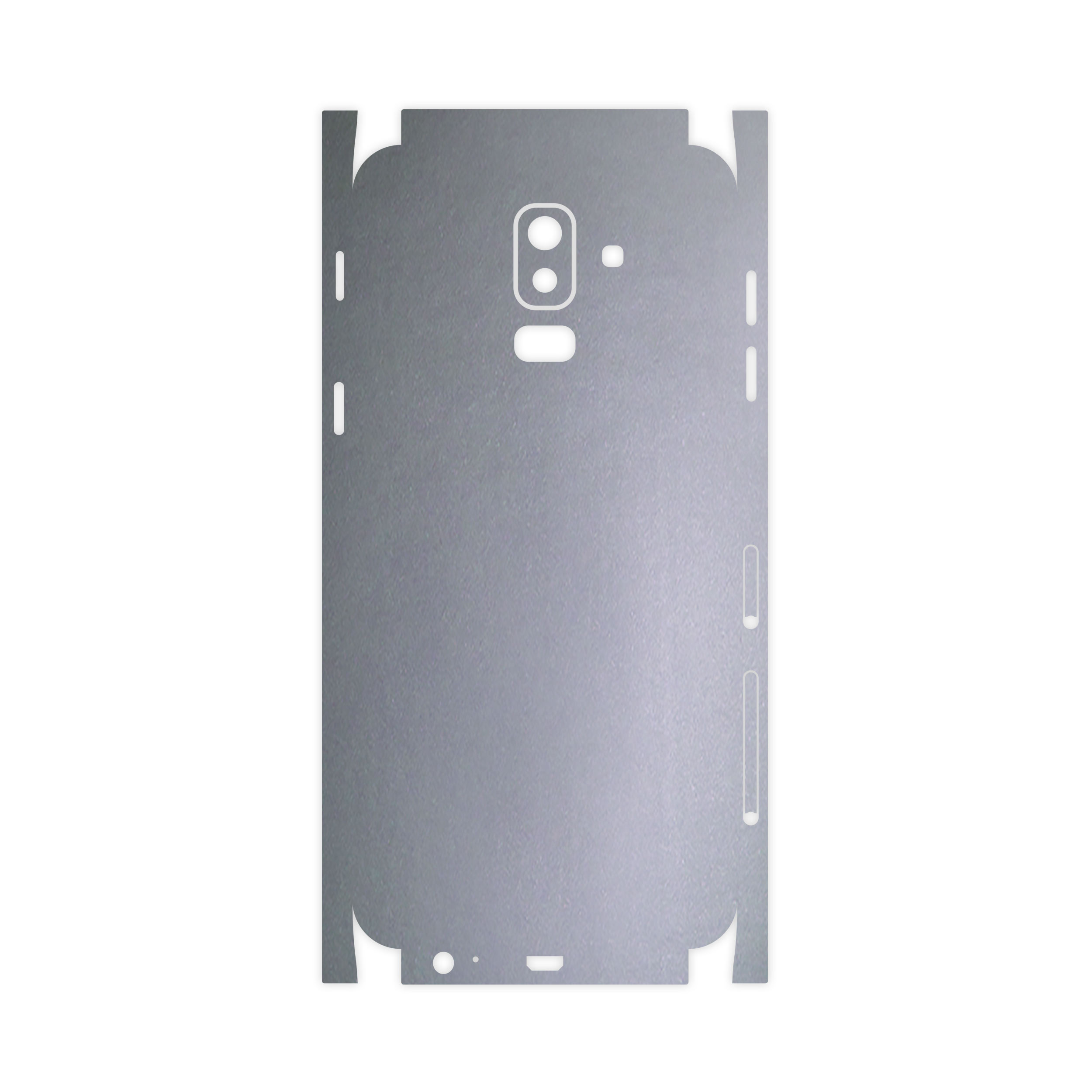 برچسب پوششی ماهوت مدل Matte-Silver-FullSkin مناسب برای گوشی موبایل سامسونگ Galaxy J8