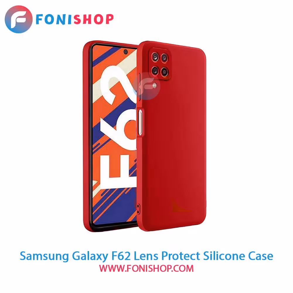 قاب سیلیکونی محافظ لنزدار سامسونگ Samsung Galaxy F62