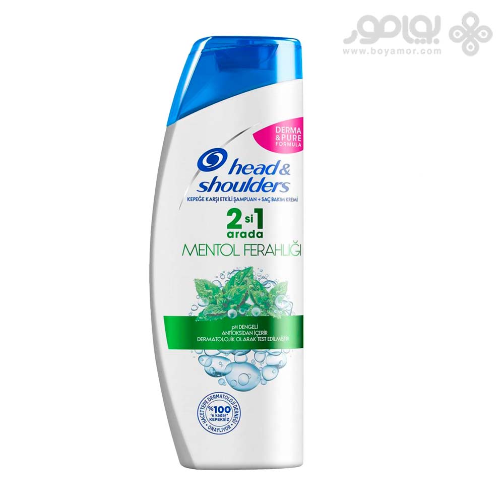 شامپو هد اند شولدرز مدل MENTHOL 2 IN 1 حجم 350 میل