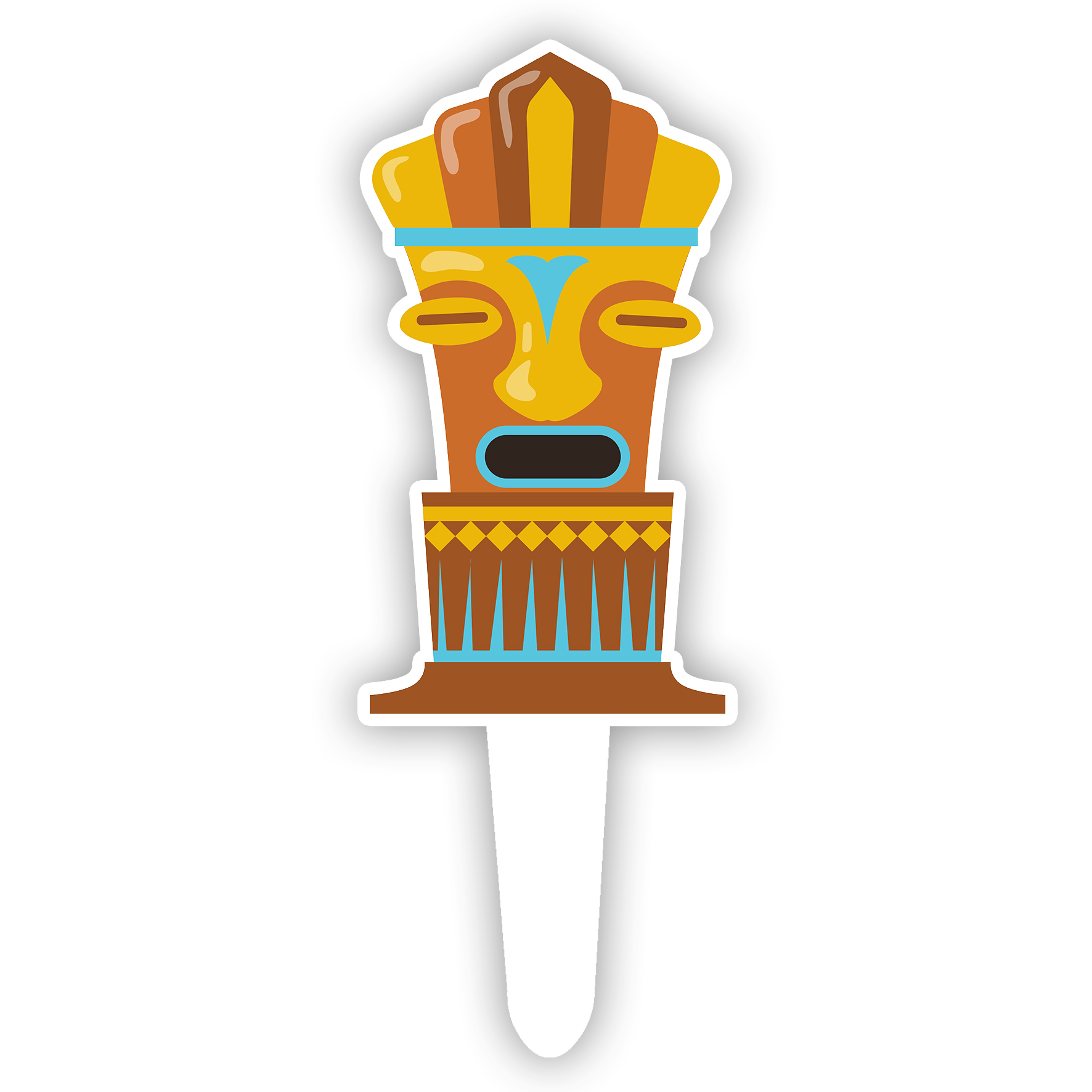 تاپر کیک طرح هاوایی کد R411