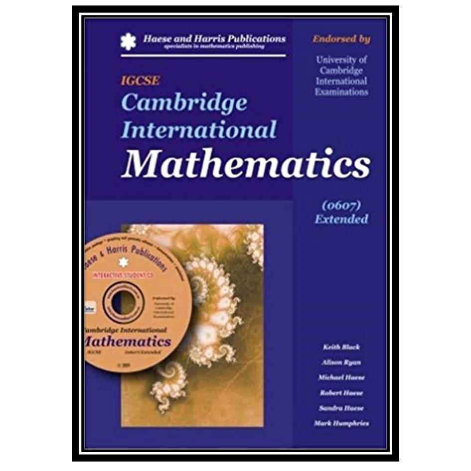 کتاب IGCSE Cambridge International Mathematics: 0607 Extended اثر جمعی از نویسندگان انتشارات مؤلفین طلایی
