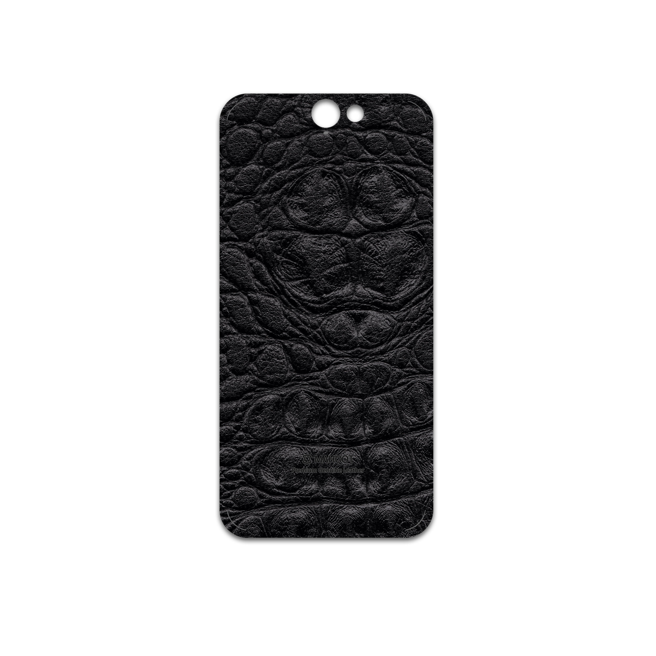 برچسب پوششی ماهوت مدل Black-Crocodile-Leather مناسب برای گوشی موبایل اچ تی سی One A9