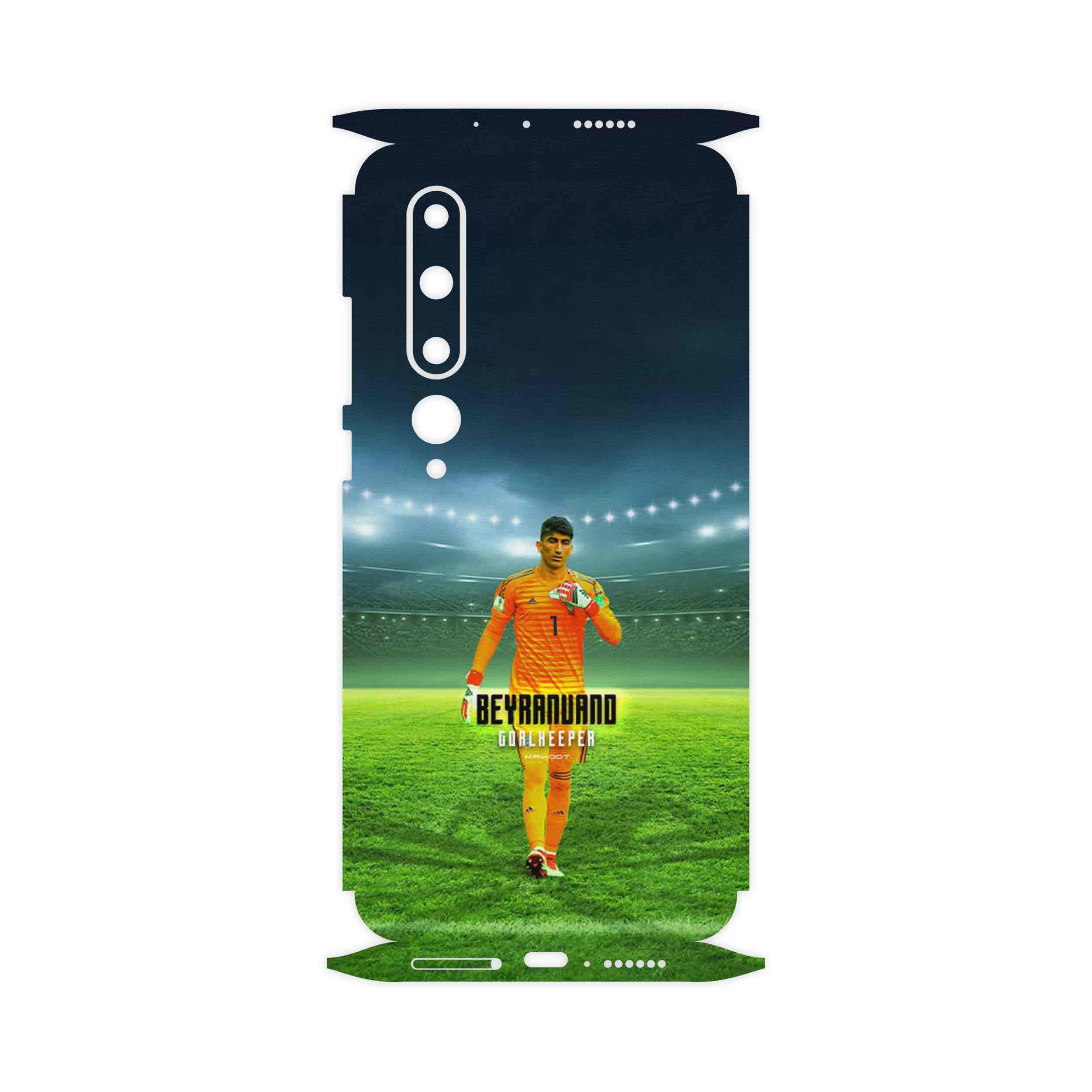 برچسب پوششی ماهوت مدل Alireza Beiranvand-FullSkin مناسب برای گوشی موبایل شیائومی Mi 10 5G