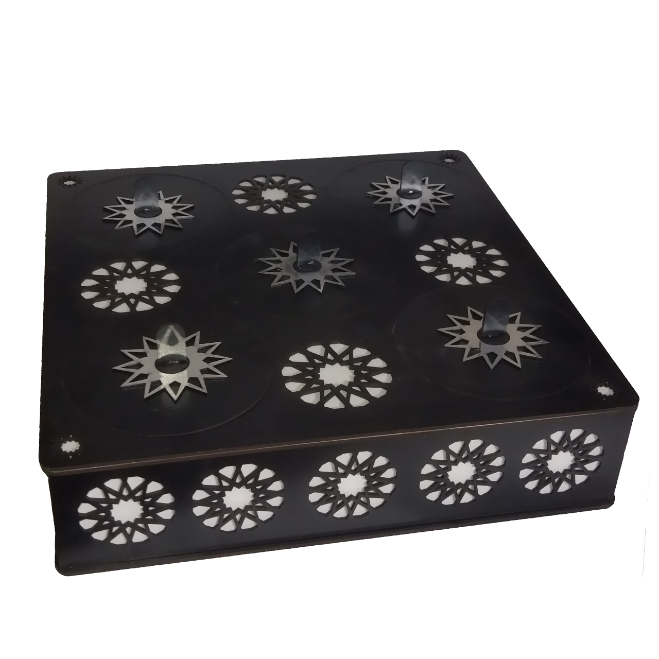 جعبه پذیرایی طرح ستاره الماس 5 خانه