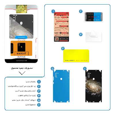 برچسب پوششی ماهوت مدل Universe-by-NASA-1-FullSkin مناسب برای گوشی موبایل سامسونگ Galaxy M11