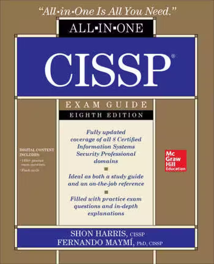 خرید و دانلود نسخه کامل کتاب CISSP All in one Exam Guide