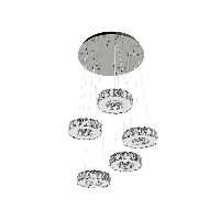 چراغ آویز چشمه نور کد A6559/5-WT