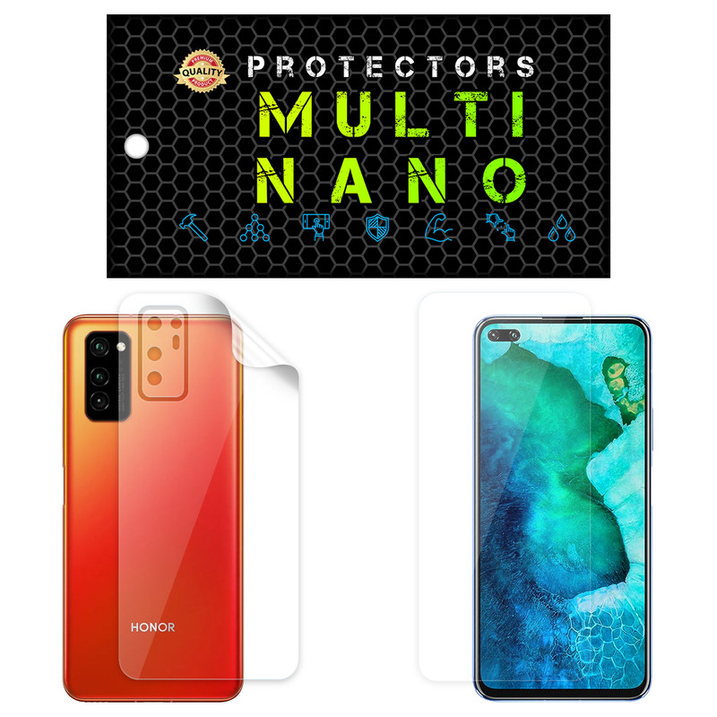 محافظ صفحه نمایش مولتی نانو مدل X-SFT مناسب برای گوشی موبایل آنر View 30 Pro به همراه محافظ پشت | کالا برتری